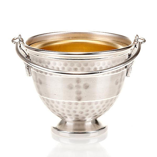 Holy water pot with embossed cross decoration 5