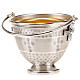 Holy water pot with embossed cross decoration s1