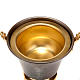 Holy water pot in embossed silver-plated brass s3