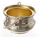 Holy water pot in silver-plated brass s4