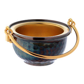 Holy water pot in brass