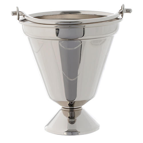 Nickel-plated holy water pot simple model 1