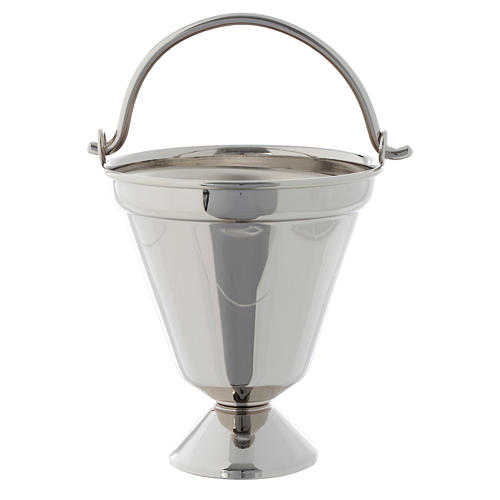 Nickel-plated holy water pot simple model 2