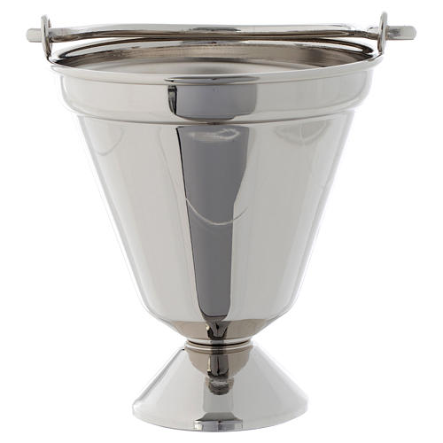 Nickel-plated holy water pot simple model 3