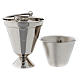 Nickel-plated holy water pot simple model s5