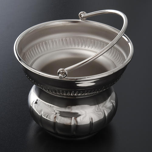 Nickel-plated pot for holy water 5