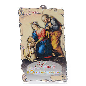 Easter blessing: Holy Family with prayer (100 pieces)