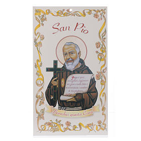 Easter blessing: Saint Pio with prayer (100 pieces)