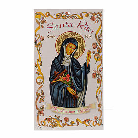 Easter blessing: Saint Rita with prayer (100 pieces)