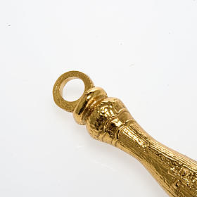 Aspersório com cerdas em latão dourado ou prateado s5
