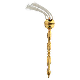 Holy Water Sprinkler with strings, Golden or Silvery