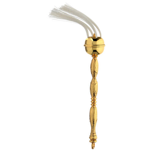 Holy Water Sprinkler with strings, Golden or Silvery 1