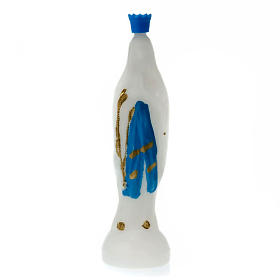 Bouteille à eau bénite statue Notre Dame de Lourdes