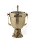 Molina Holy Water pot and sprinkler in brass s5