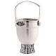 Set, Holy Water pot and sprinkler, Molina in silver brass s5