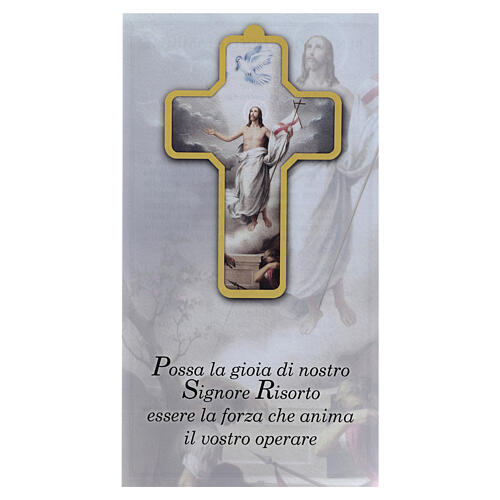 Benedizione delle Famiglie con croce pvc Resurrezione 2