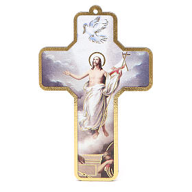 Cartão e Cruz em PVC Ressurreição com Benção das Famílias ITA