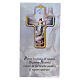 Cartão e Cruz em PVC Ressurreição com Benção das Famílias ITA s3