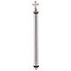 Aspersorium measuring 15.5cm with cross in silver brass by Molina s1