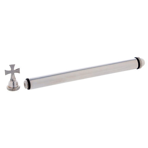 Holyart Aspersorio In Metallo Lucido 20 Cm – Per Uso Liturgico Con Secchiello