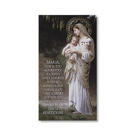 Bênção das Famílias cartão Divina Inocência ITA