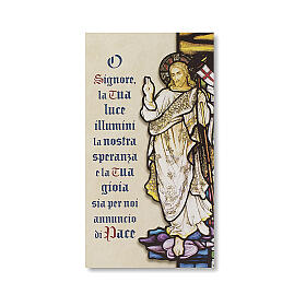 Bênção das Famílias cartão Ressurreição de Cristo ITA