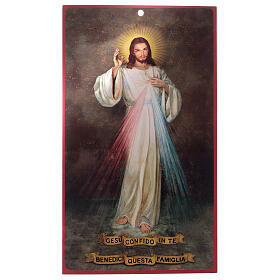 Segnungen: Pergament mit Bild des Barmherzigen Jesus (100 Stck)