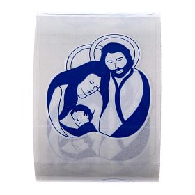 Sacred Family Holy Water Bottle Sticker, 100 pcs