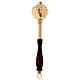 Gold plated sprinkler with hardwood handle s1