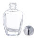 15 ml holy water glass bottle with silver metallic plastic cap (50-PIECE PACK) s3