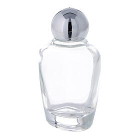 Bottiglietta acquasanta vetro 15 ml tappo argentato (CONF. 50 PZ)