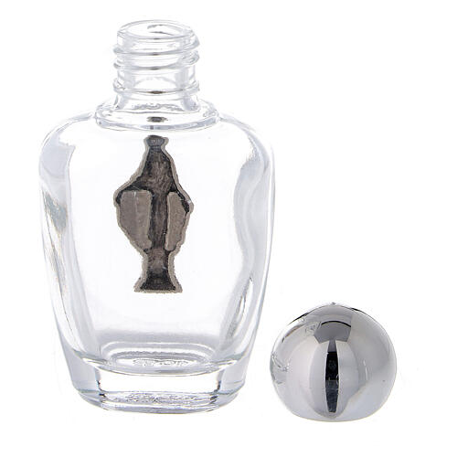 Botella agua bendita vidrio 15 ml placa Virgen Inmaculada (CAJA 50 PIEZAS) 3