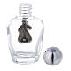 15 ml holy water glass bottle with silver metallic plastic cap Merciful Jesus (50-PIECE PACK) s3