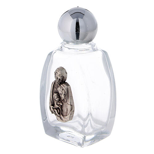 Garrafinhas para água benta em vidro 14.5 ml com imagem Sagrada Família (EMBALAGEM DE 50 PEÇAS) 2