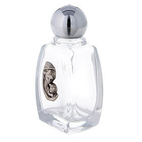 Holy water bottle with Madonna with Child, 15 ml in glass (50 pcs pk)