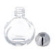 15 ml holy water glass bottle with silver plastic cap (50-PIECE PACK) s3