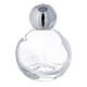 Holy water bottle 15 ml in glass with silver cap (50 pcs pk) s2