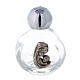 Holy water bottle 15 ml in glass with Madonna and Child (50 pcs pk) s1
