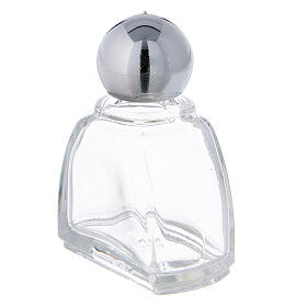 12 ml holy water glass bottle with silver plastic cap (50-PIECE PACK)