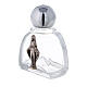 12 ml holy water glass bottle with silver metallic plastic cap Immaculate Virgin Mary (50-PIECE PACK) s2