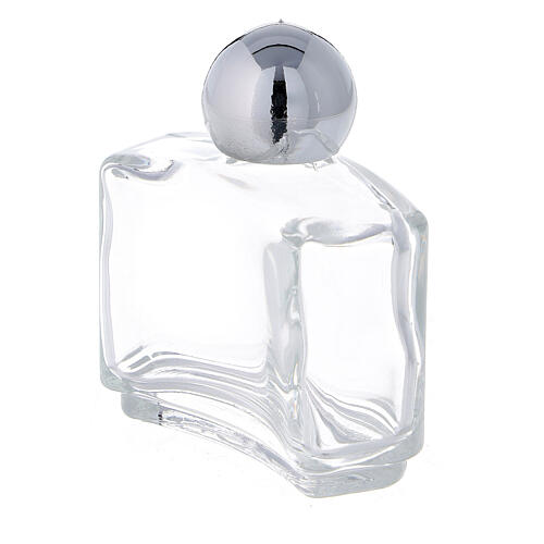 Buteleczka woda święcona 15 ml szkło zakrętka srebrna (op. 50 szt) 2