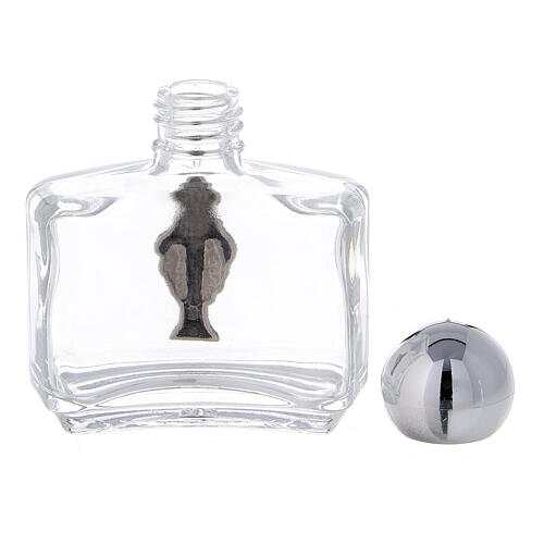 Glass holy water bottle 15 ml in glass with Miraculous Mary (50 pcs pack) 3