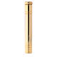 Holy water sprinkler in golden brass with damascus yellow gold case s1