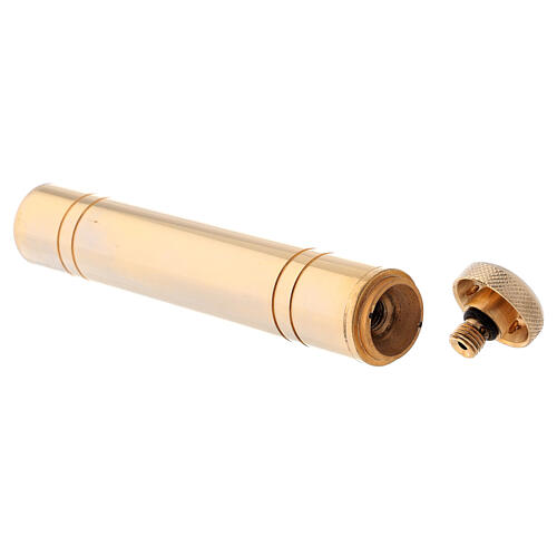 Sprinkler in brass, golden tone with damask case 4