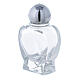 Buteleczka na wodę święconą kształt serca 10 ml (op. 50 sztuk) szkło s2