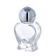 Botella agua bendita corazoncito de vidrio 5 ml (CAJA 50 PIEZAS) s2