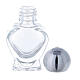 Botella agua bendita corazoncito de vidrio 5 ml (CAJA 50 PIEZAS) s3