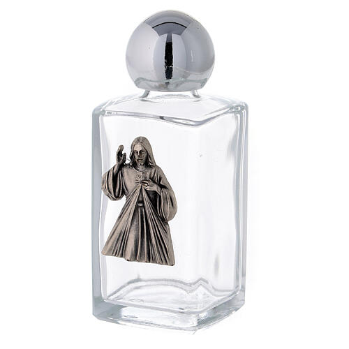 Buteleczka na wodę święconą Jezus Miłosierny 50 ml (50 sztuk) szkło 2