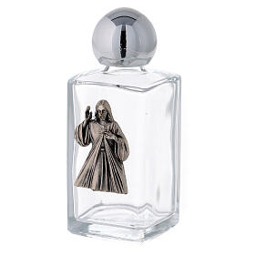 50 ml holy water bottle in glass, Divine Mercy Jesus (50 pcs)