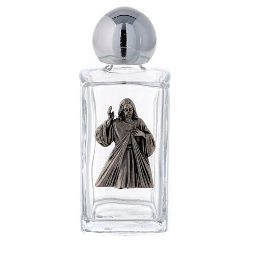 50 ml holy water bottle in glass, Divine Mercy Jesus (50 pcs) 1